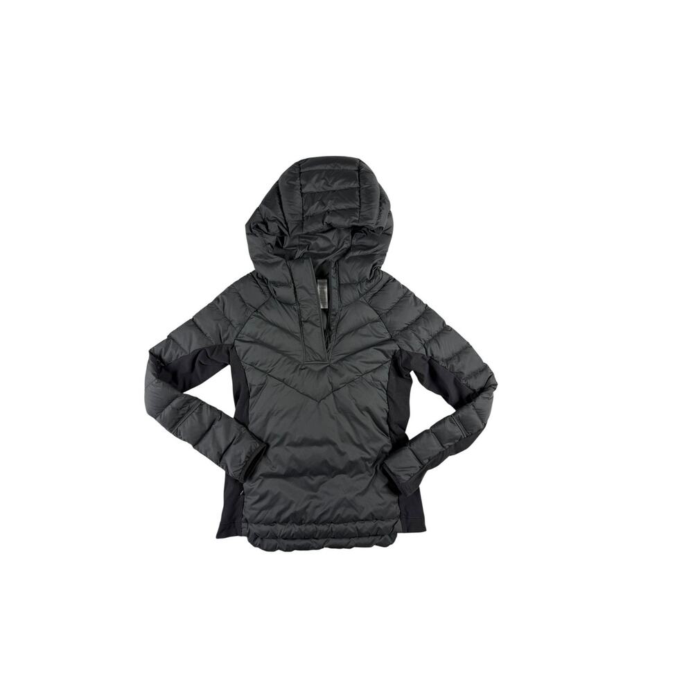 Ivivva by Lululemon Up To Snow Good 700 Down Puffer Pullover Black Size 12